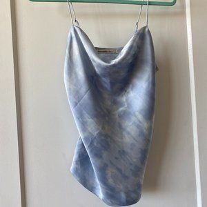 Abercrombie Silk Cowl Neck Tank - Adjustable Strap
